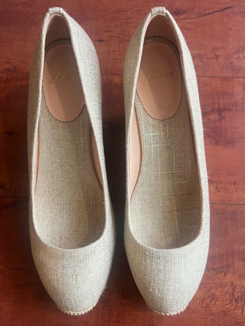 Jcrew Espadrille Wedges - 8.5